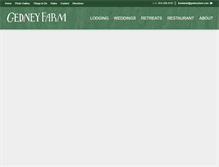 Tablet Screenshot of gedneyfarm.com